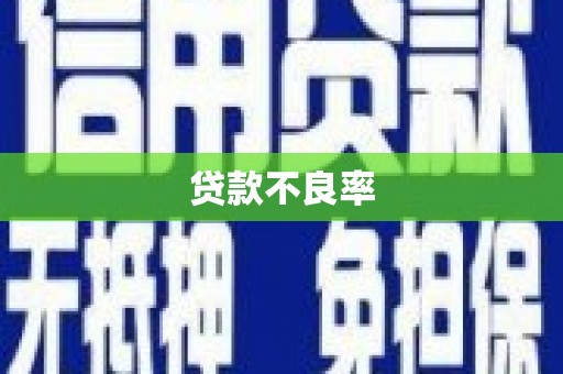 六合贷款不良率