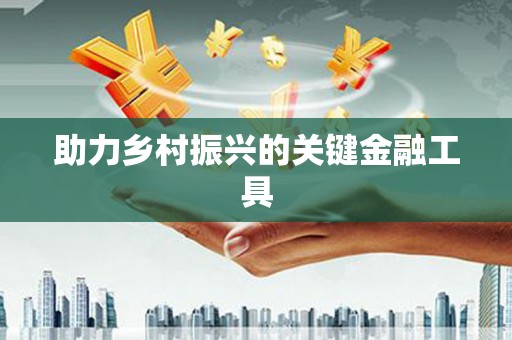 六合助力乡村振兴的关键金融工具