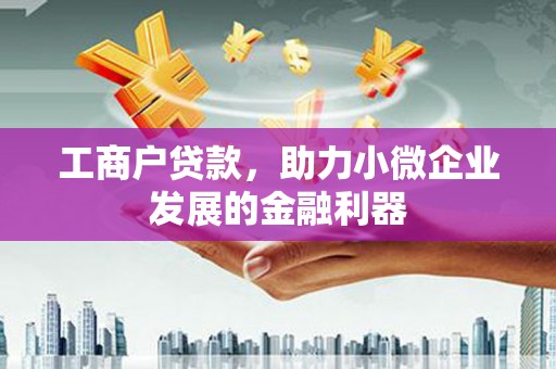 六合工商户贷款，助力小微企业发展的金融利器