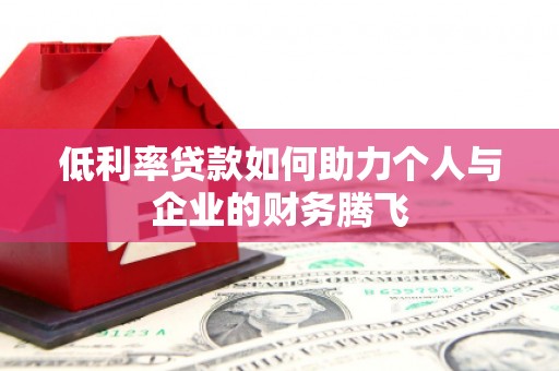 六合低利率贷款如何助力个人与企业的财务腾飞