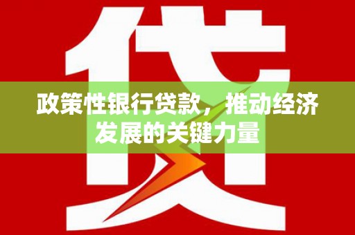 六合政策性银行贷款，推动经济发展的关键力量