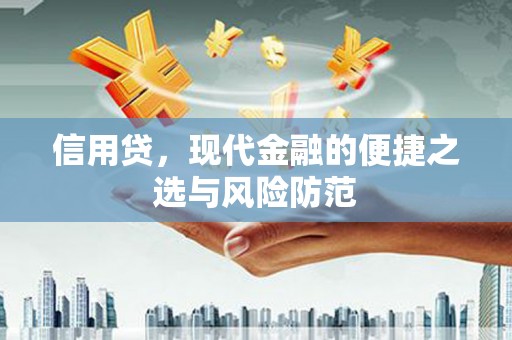 六合信用贷，现代金融的便捷之选与风险防范