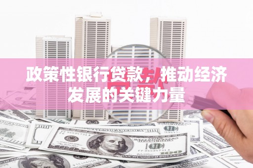 六合政策性银行贷款，推动经济发展的关键力量