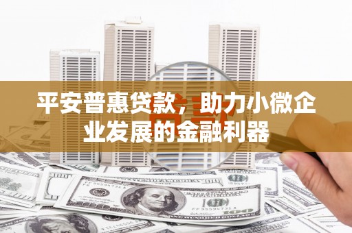 六合平安普惠贷款，助力小微企业发展的金融利器
