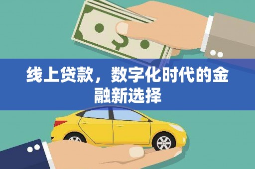 六合线上贷款，数字化时代的金融新选择